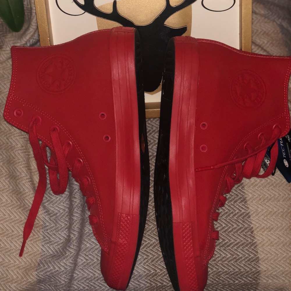 Men’s Red Converse All Star Scuff resistant